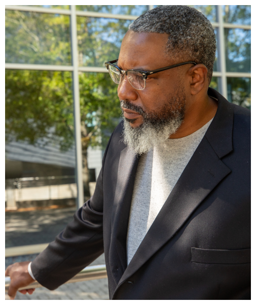 Dr. Julian Brinkley side profile